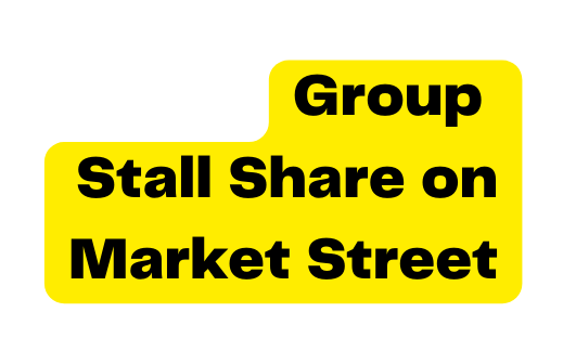 Group Stall Share on Market Street